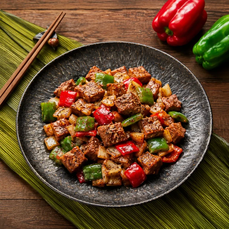 beef_peppers_teriyaki_jasmine_rice